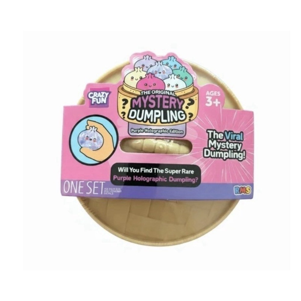 Squishy Dumpling Bun | Mystery Purple Holographic Edition | Crazy Fun | Sealed!